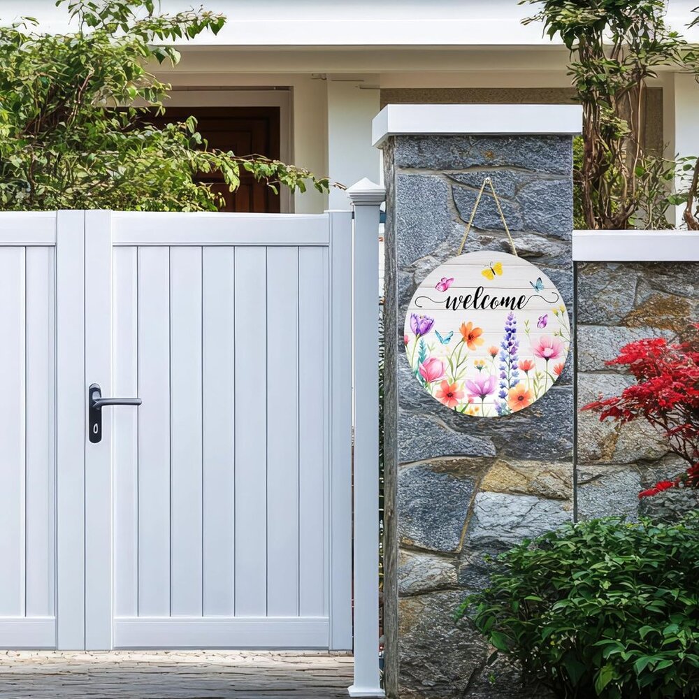 Welcome Spring Door Sign - Picture 4 of 7